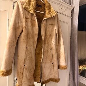 Replay Cream Teddy Jacket